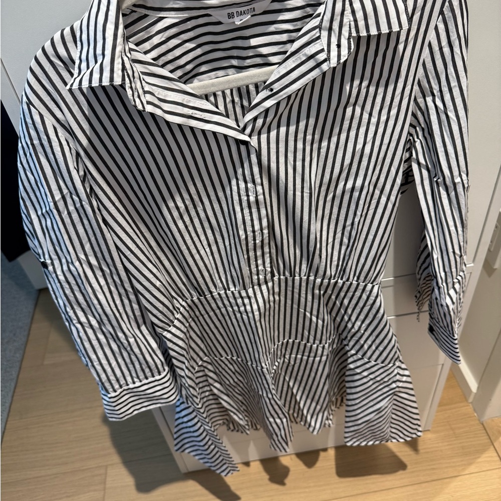 BB Dakota Monochrome Striped Shirt